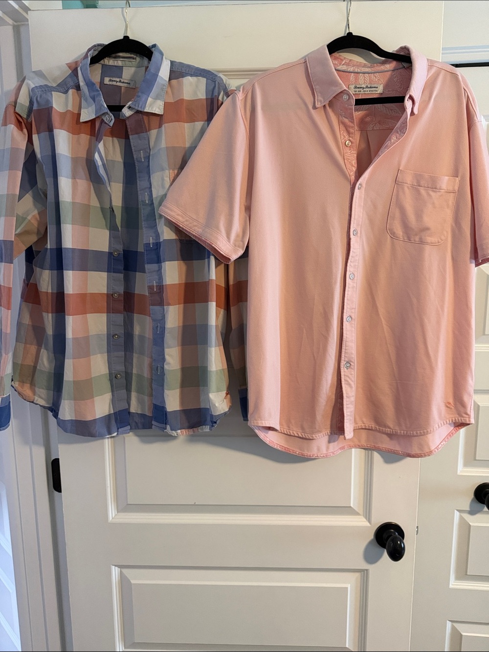 Pink Short-Sleeve Button-Up Shirt for Kids